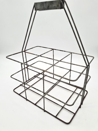 Ancien casier porte bouteilles - porte,
