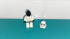 Lego minifig figurine star wars ancien imperial stormtrooper black head