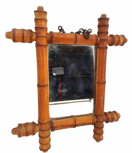 Ancien miroir bois - miroir, facon