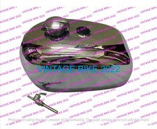 BSA B25 B40 44 C15 VICTOR ENDURA ALLY GAS FUEL TANK+CAP ROBINET CAOUTCHOUC/CO...