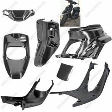 7 PIECE NEUTRAL BLACK PAINT FAIRINGS KIT BW'S MBK BOOSTER SPIRIT 50 '88/'03