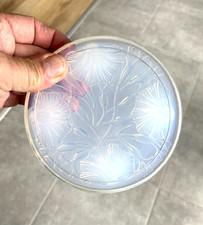 Dessous de bouteille en verre opalescent signé Verlys France N°1.