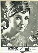 1960 Advertising 0223 Nylor Advertising Glasses Frames Nylon Wire 25.2.23
