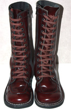 KICKERS Bottes Cuir Vernis