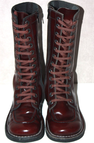 Kickers bottes cuir vernis - kickers,