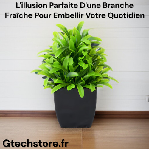 Plante artificielle verte - artificielle,