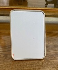 Petit Miroir Barbier Métal Vintage