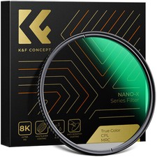 K&F Concept True Color CPL Polarizer Filter NANO-X 49/52/55/58/62/67/72/77/82mm