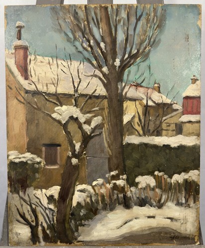 Huile école française début - école,