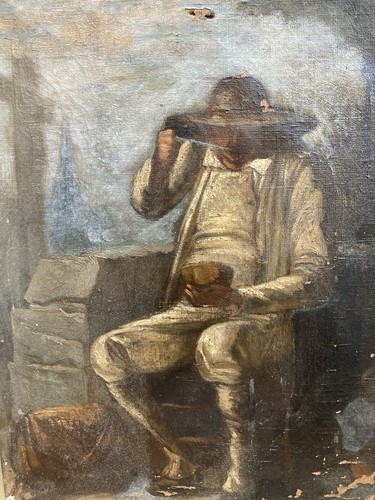 Peinture huile toile portrait - huile,