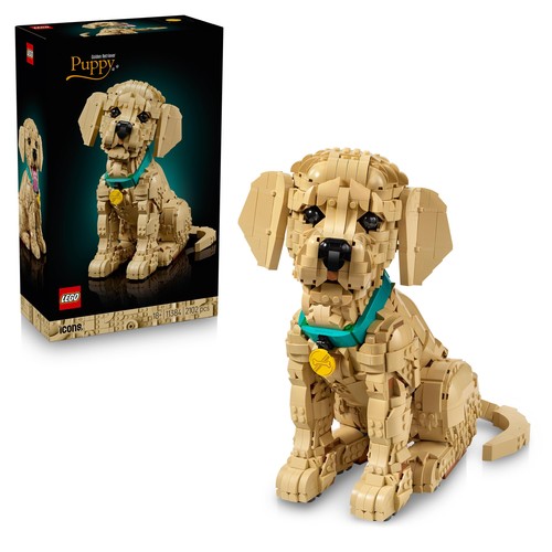 Lego icons chiot golden - lego,