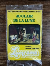 (Genre Decorama TOURET) LIONRAMA Ed. du Lion 70s Au Clair de la Lune
