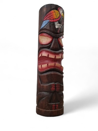 Bois tiki totempfahl sculpture - totempfahl,