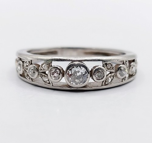 Bague jarretière art deco