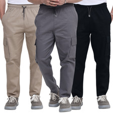 Pantalons Cargo Slim En Coton