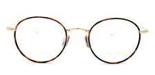 360€ Lunettes de vue doré marron en titane FRANK CUSTOM FT7170E Monture optique
