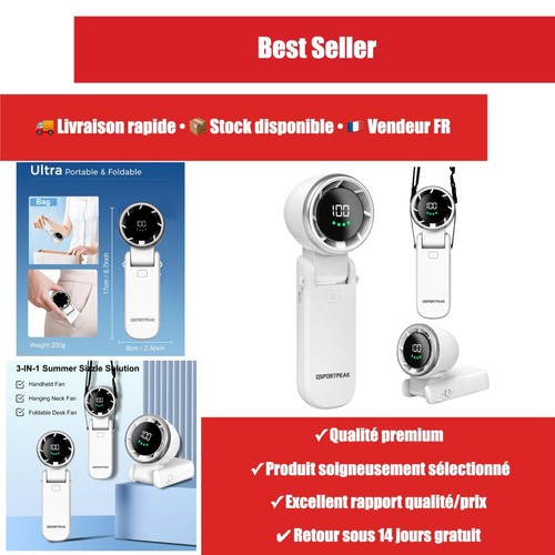 Ventilateur portable main - portable,