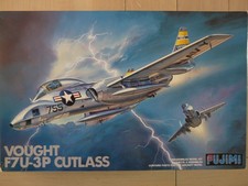 Maquette Avion 1/72 FUJIMI Ref H-11 Vought F7U-3P Cutlass (Copie de notice et dé