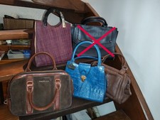 Lot de 4 sacs à main rigides