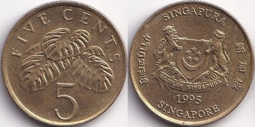 Cents 1995 singapour - 1995,