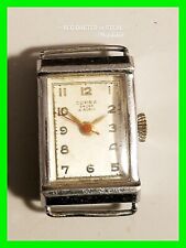 RARE Antique Cupra Ancre 15 Rubis Wristwatch Unusual case ~ Running ~ Working