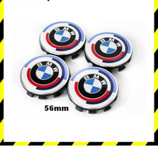 4X Centre Roue BMW 56mm Edition 50E Anniversaire  Cache Moyeu Jante Auto Clipser