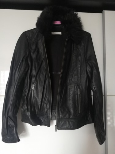 Veste cuir véritable - en,