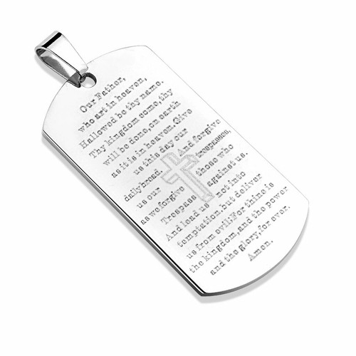 Pendentif homme plaque - pendentif,