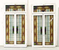 paire de fenêtres et dormant