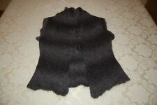 Marella - women's vest, grey black, wool and mohair blend, size S, used