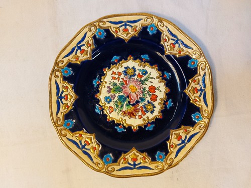 Assiette décorative émaux - assiette, de