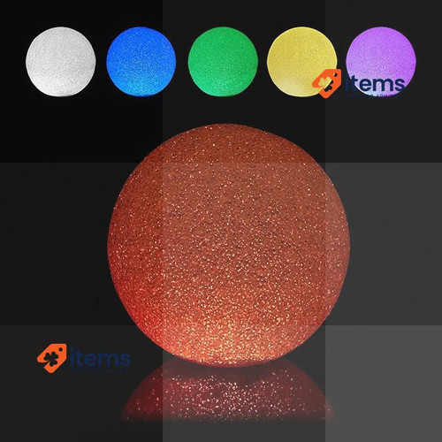 Relaxdays boule lumineuse led - boule,