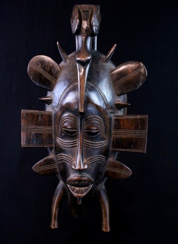 Art africain masque kpelie - art,
