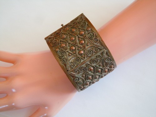 Bracelet manchette vintage - bracelet, en