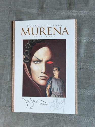 Dufaux delaby murena libris - delaby, ex-libris