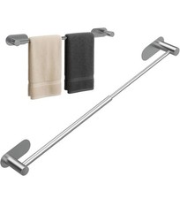 Porte-serviettes auto-adhésif Alyvisun, porte-serviettes en acier...