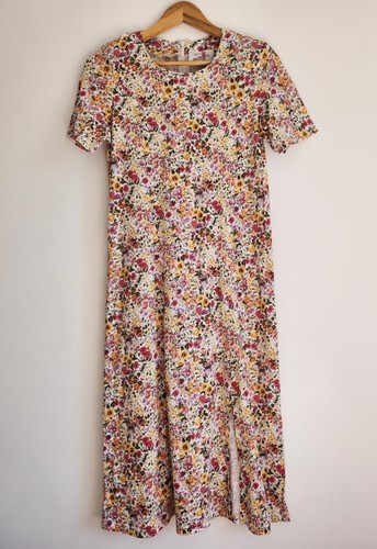 Robe longue fleurie coton - longue,