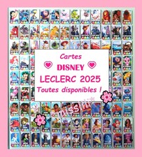 Cartes de l'album 🌸 DISNEY 🌸 LECLERC 2025 Images AU CHOIX à l'unité ou en lot