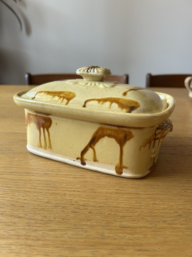 Terrine ancienne terre cuite - terrine,