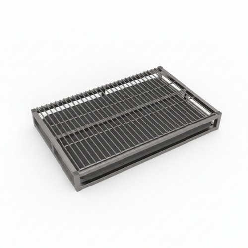 Toilette canine grillagée - toilette,
