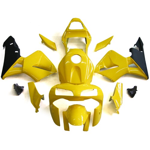 Plastic yellow black fairings - plastic,