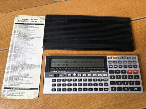 Vintage casio 850p - vintage, fx-850p
