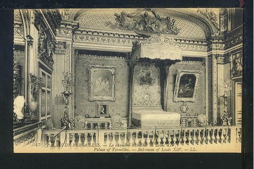 Postcard versailles france - france,