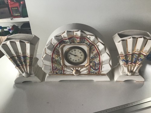 Horloge faïence wasmuël - horloge,
