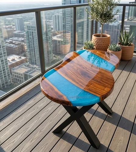 Table basse rivière - , en