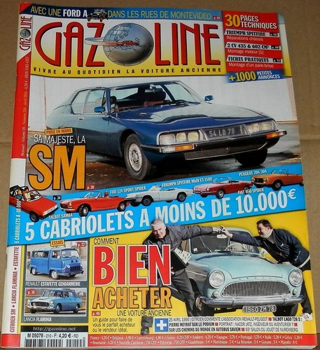 Ancien magasine gazoline - magasine,