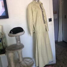 TAILLEUR JUPE ZARA TAILLE S EN CUIR SOUPLE