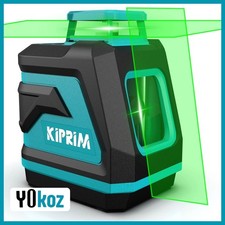 ✅ Kiprim – Niveau Laser 5 Lignes 360° Lumière Verte Automatique
