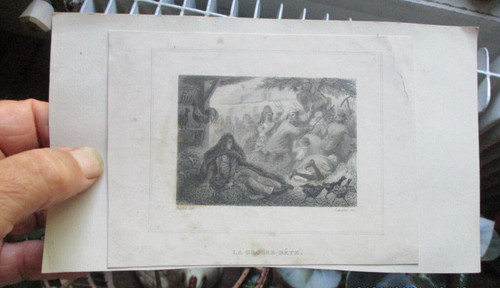 Ancienne gravure grosse - gravure, la