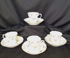 4 tasses à café anciennes en